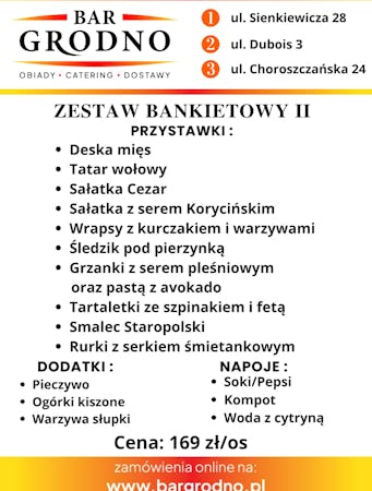 ZESTAW BANKIETOWY II