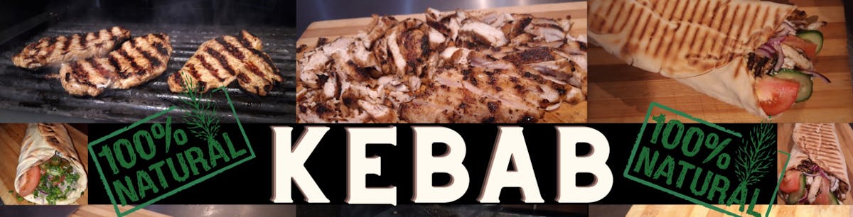 Kebab kraftowy z kurczakiem grillowanym