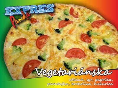 9. Pizza Vegetariánska