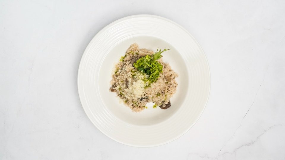 Šampiňónové rizoto