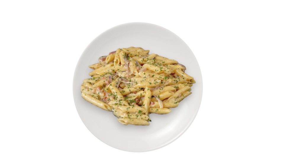 Penne carbonara