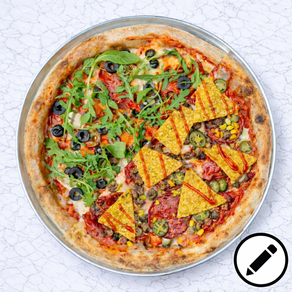 Піца навпіл