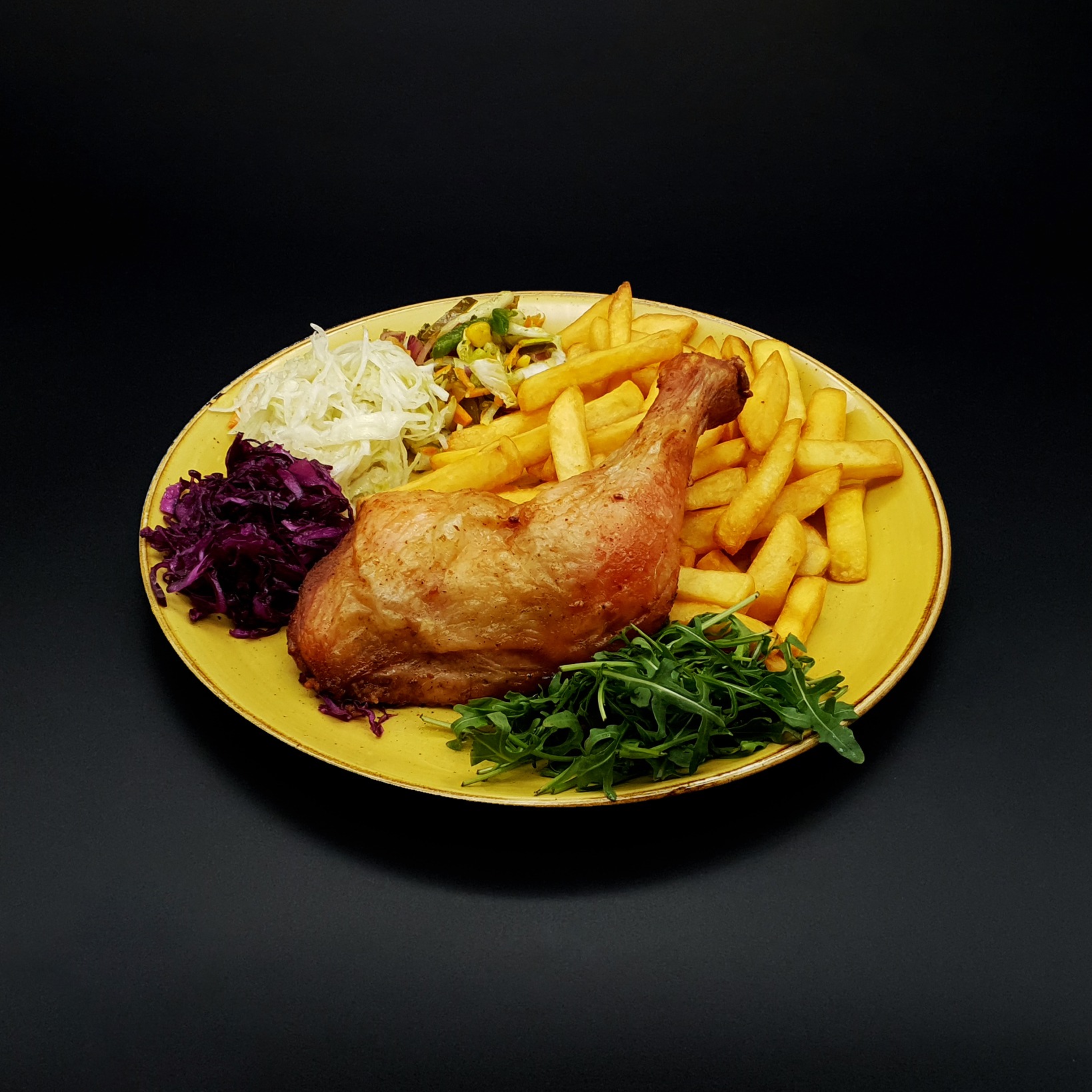 Pieczona noga kurczaka 