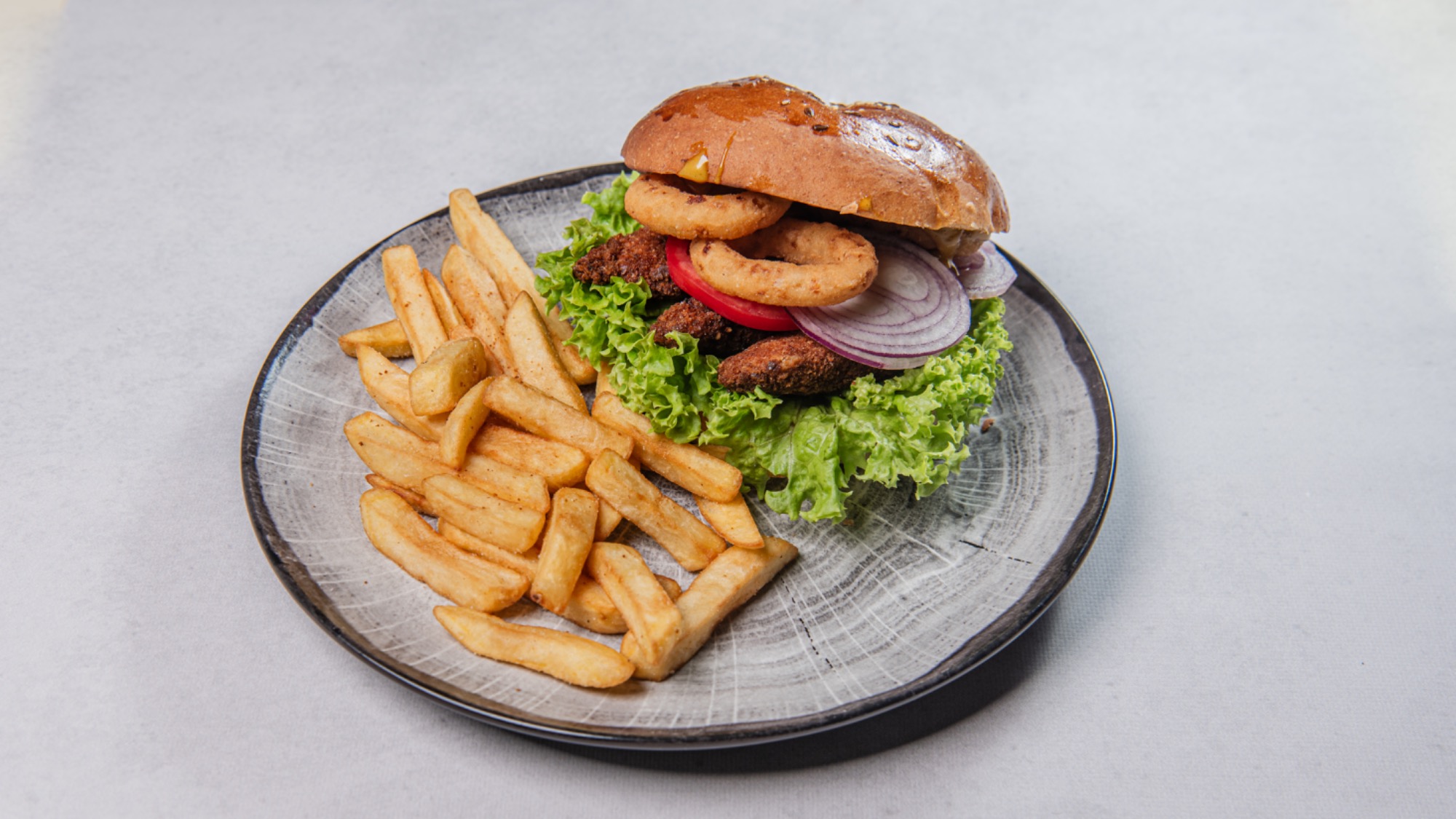 Chrupiący kurczak burger