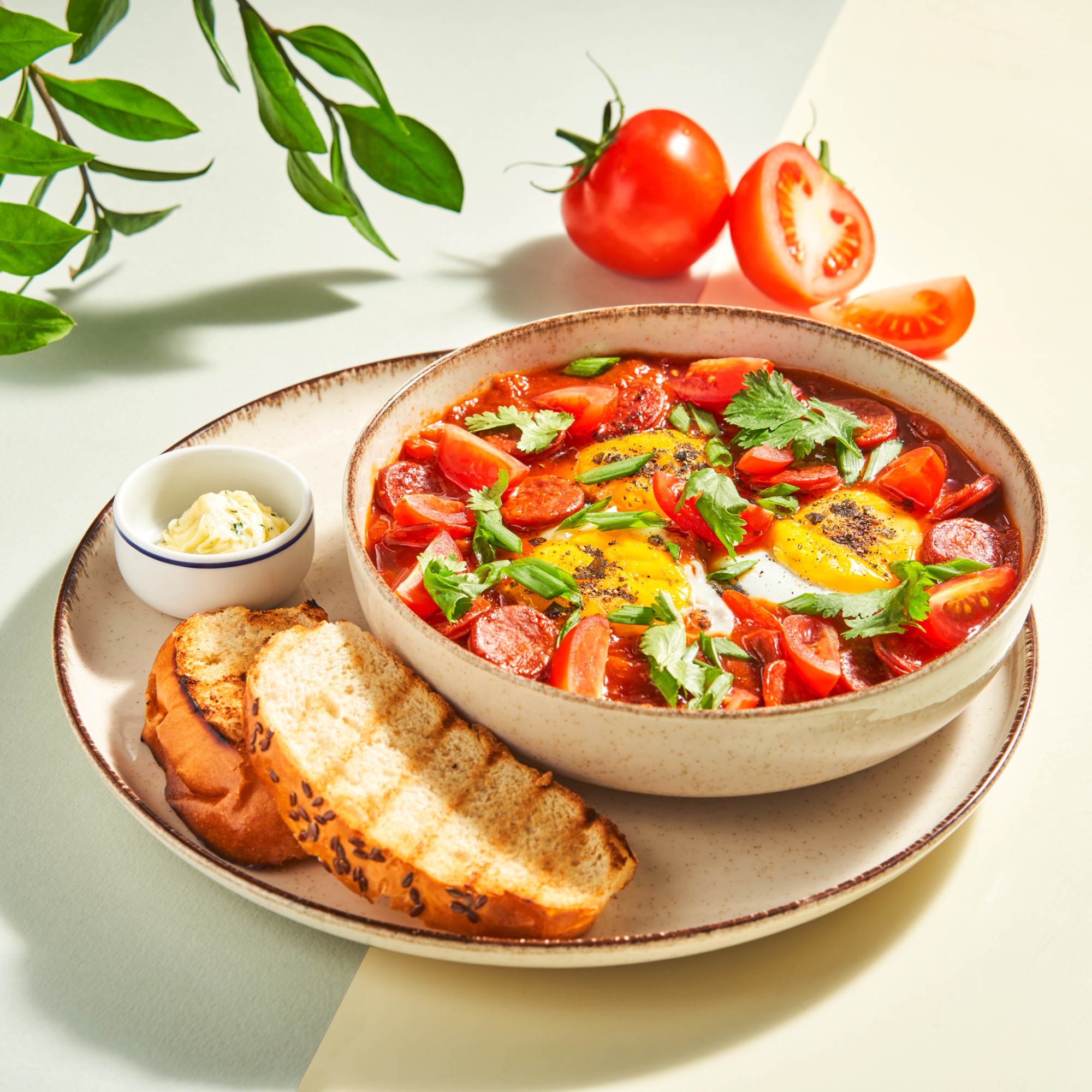 ​Szakszuka pomidorowo-paprykowa