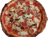 Pizza Con Cippole E Speck