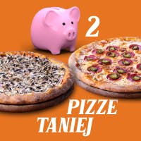Kup 2 duże pizze taniej
