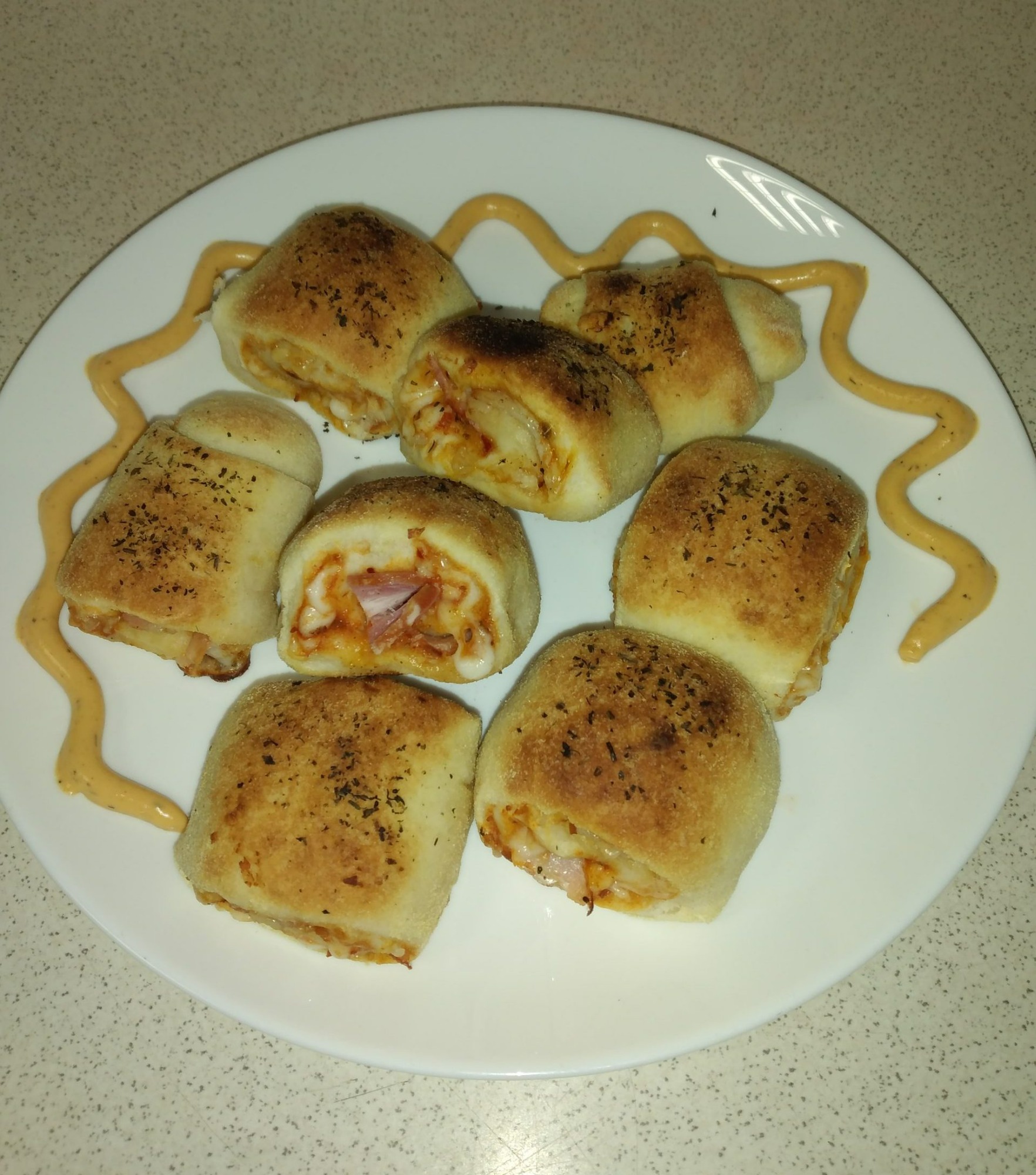 ROLSY Z BEKONEM 8 SZTUK