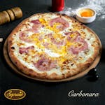 27. Pizza Carbonara