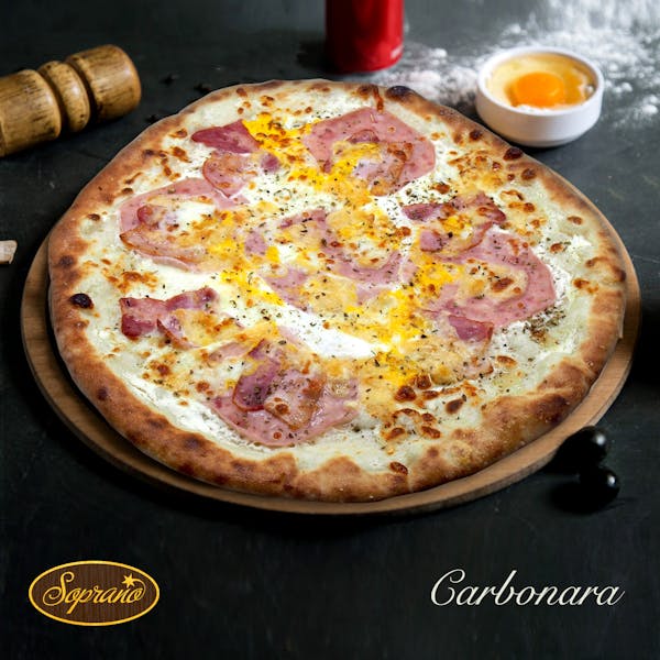 27. Pizza Carbonara
