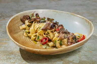 Tagliatelle cu mușchi de vită 