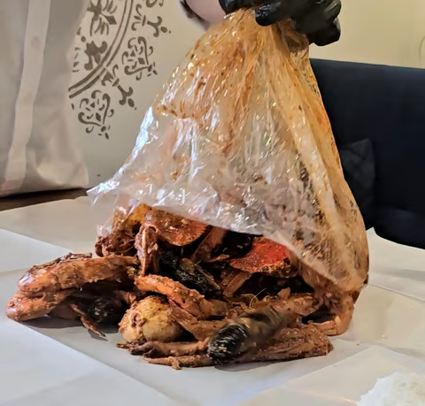 Fructe de mare la pungă – 2 persoane 