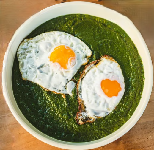 Spanac cu ou 