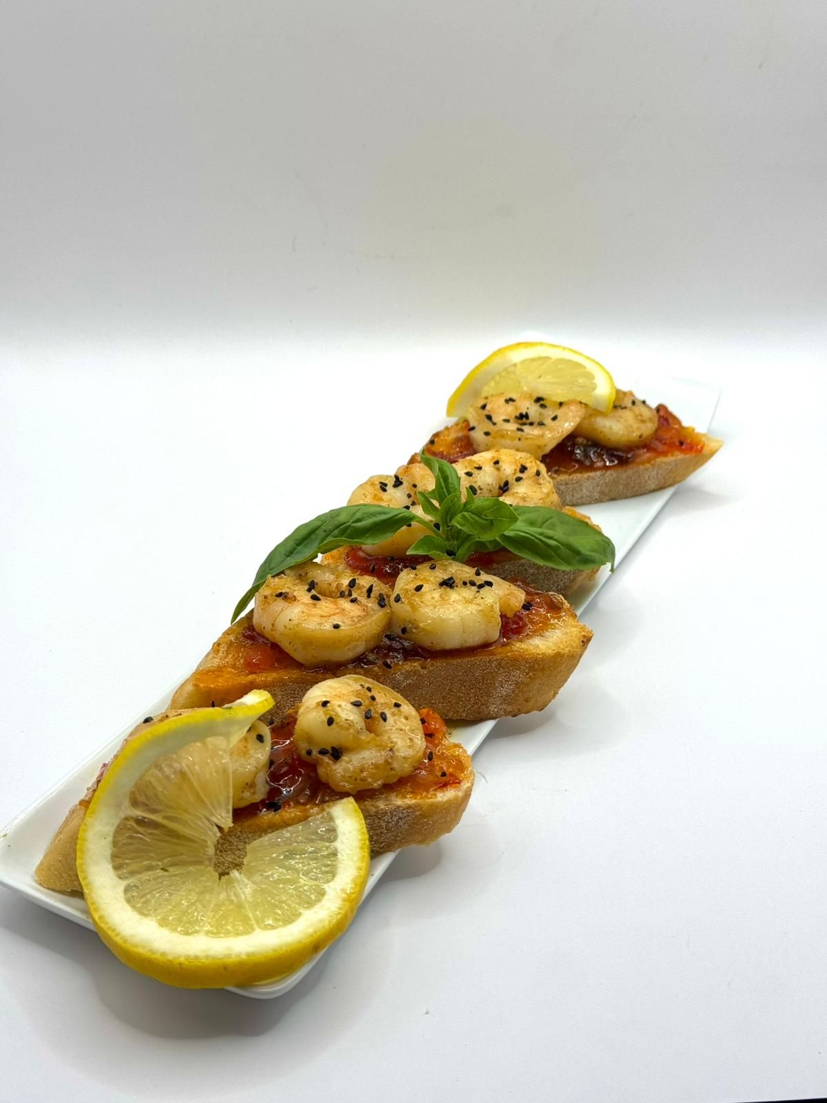 Bruschete cu creveți ( 240g )