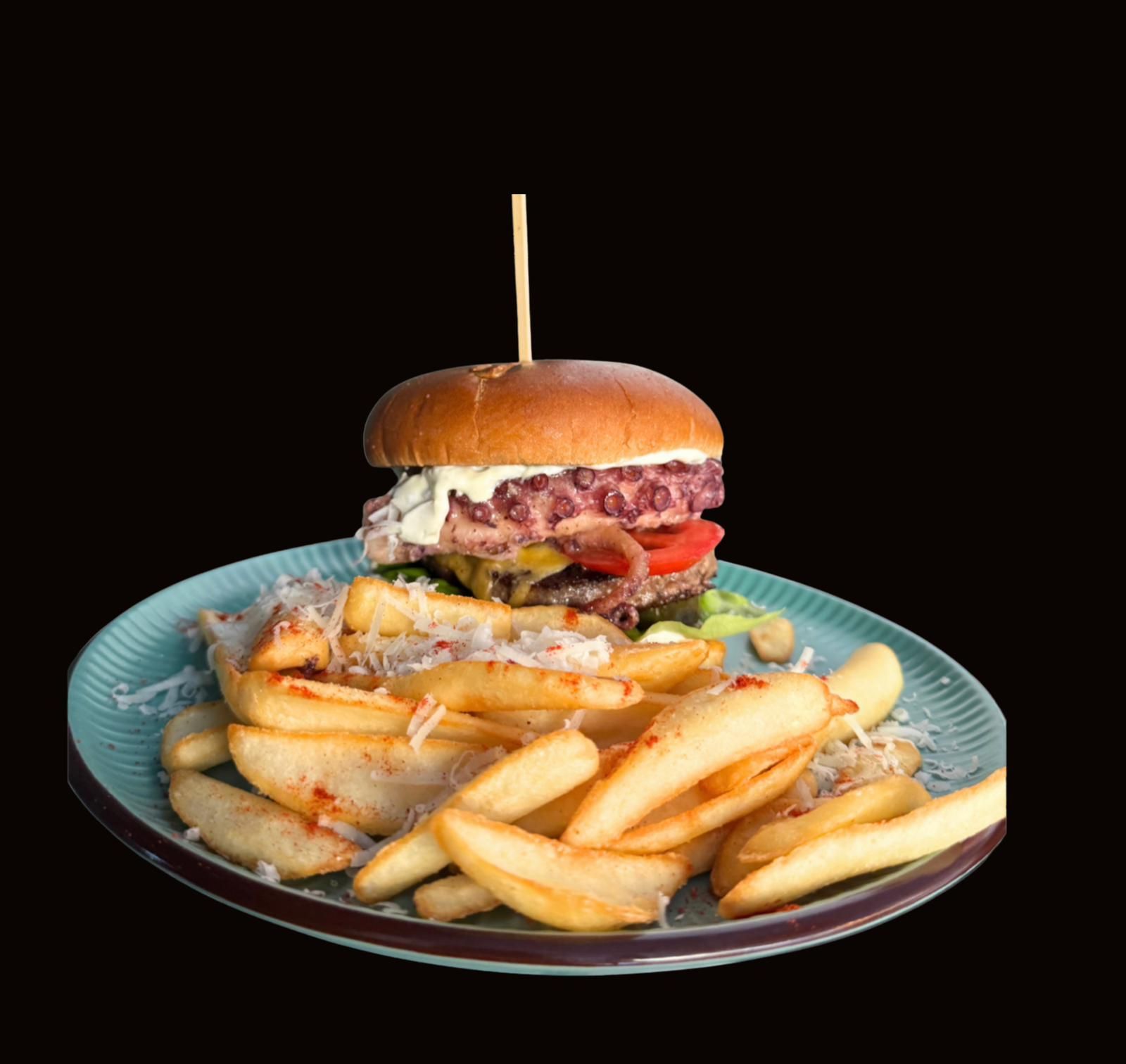 Burger cu caracatiță ( 600g )