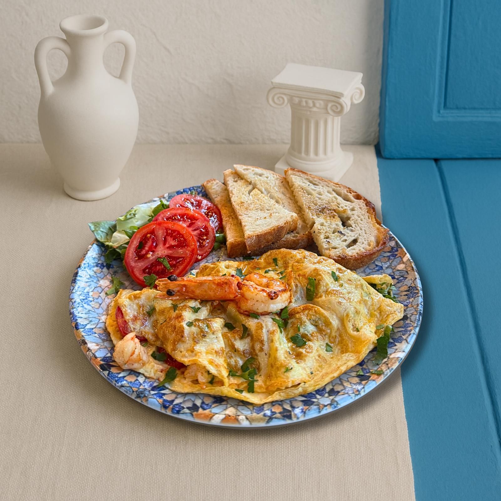 Omletă cu creveți ( 340g )