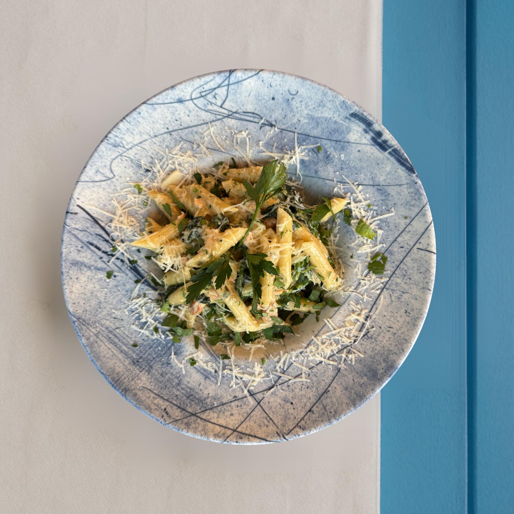 Paste cu spanac și somon fume ( 420g )