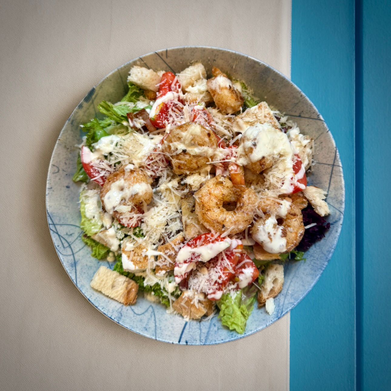 Salată Caesar cu creveți ( 430g )