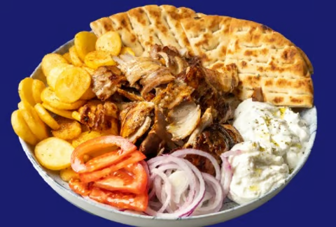 Gyros farfurie de porc 