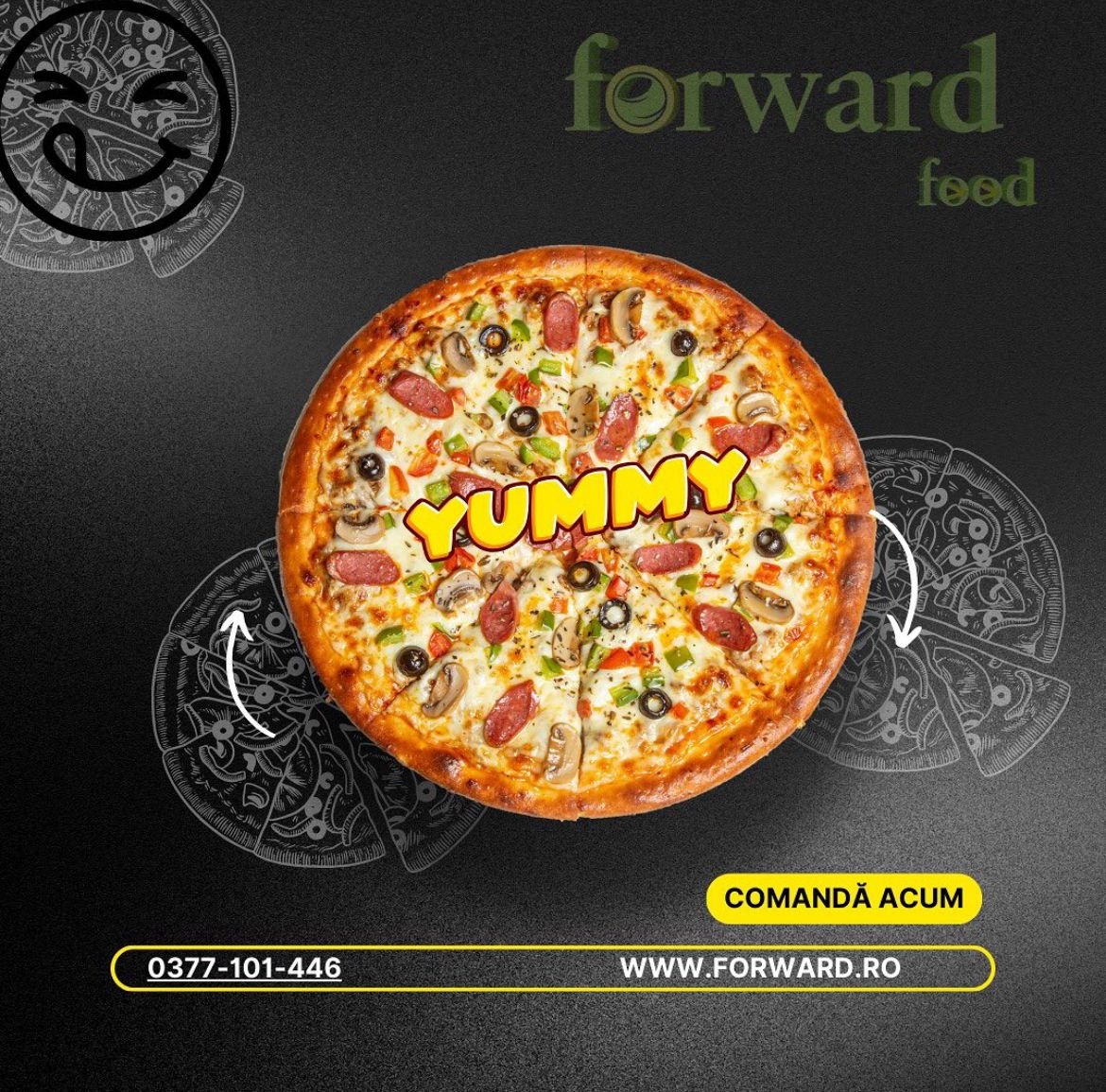 Pizza Forward Family + pepsi 1.25 CADOU
