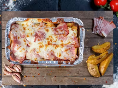 Cartofi cu piept de pui și mozzarella