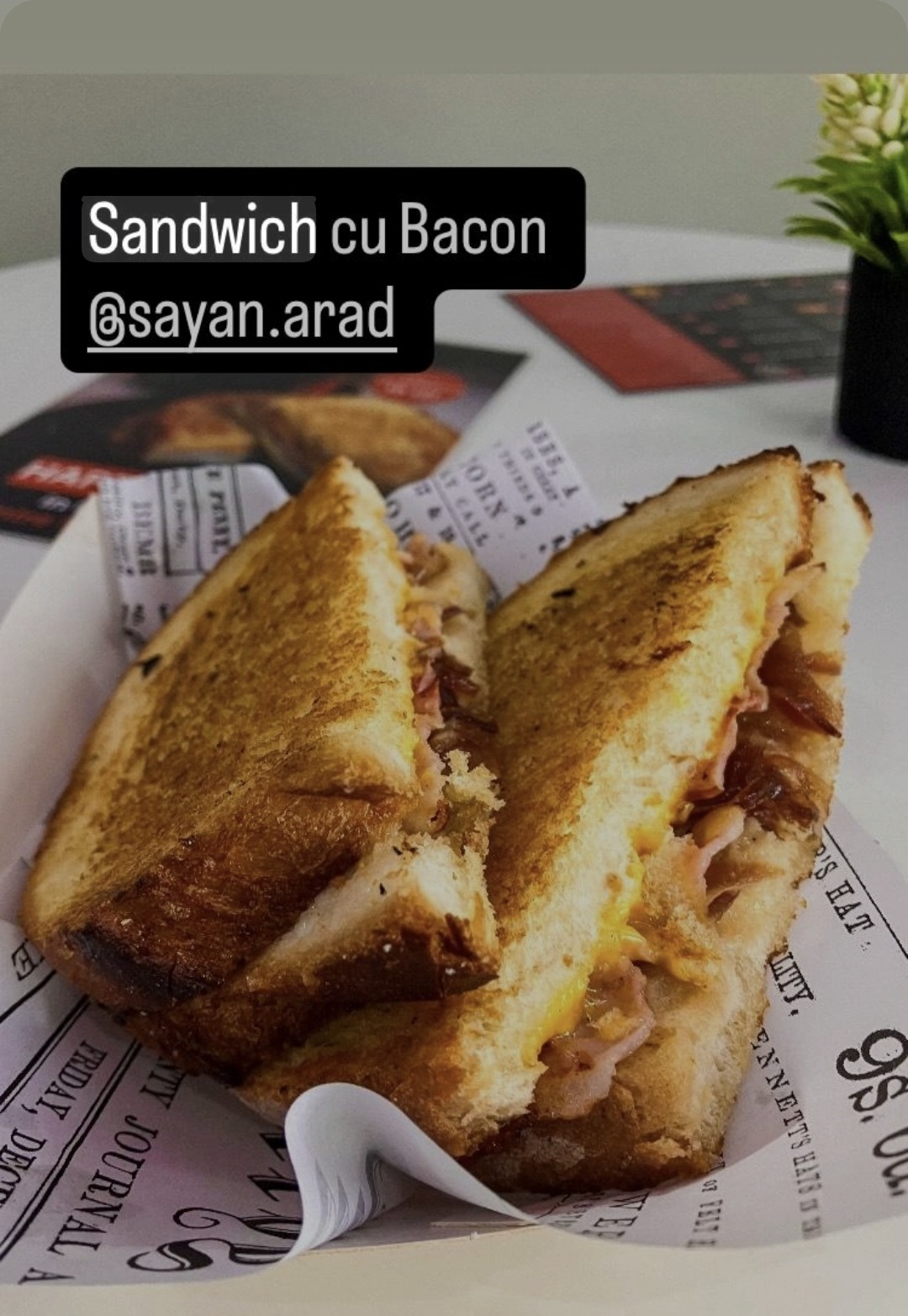Sandwich Bacon 15 lei