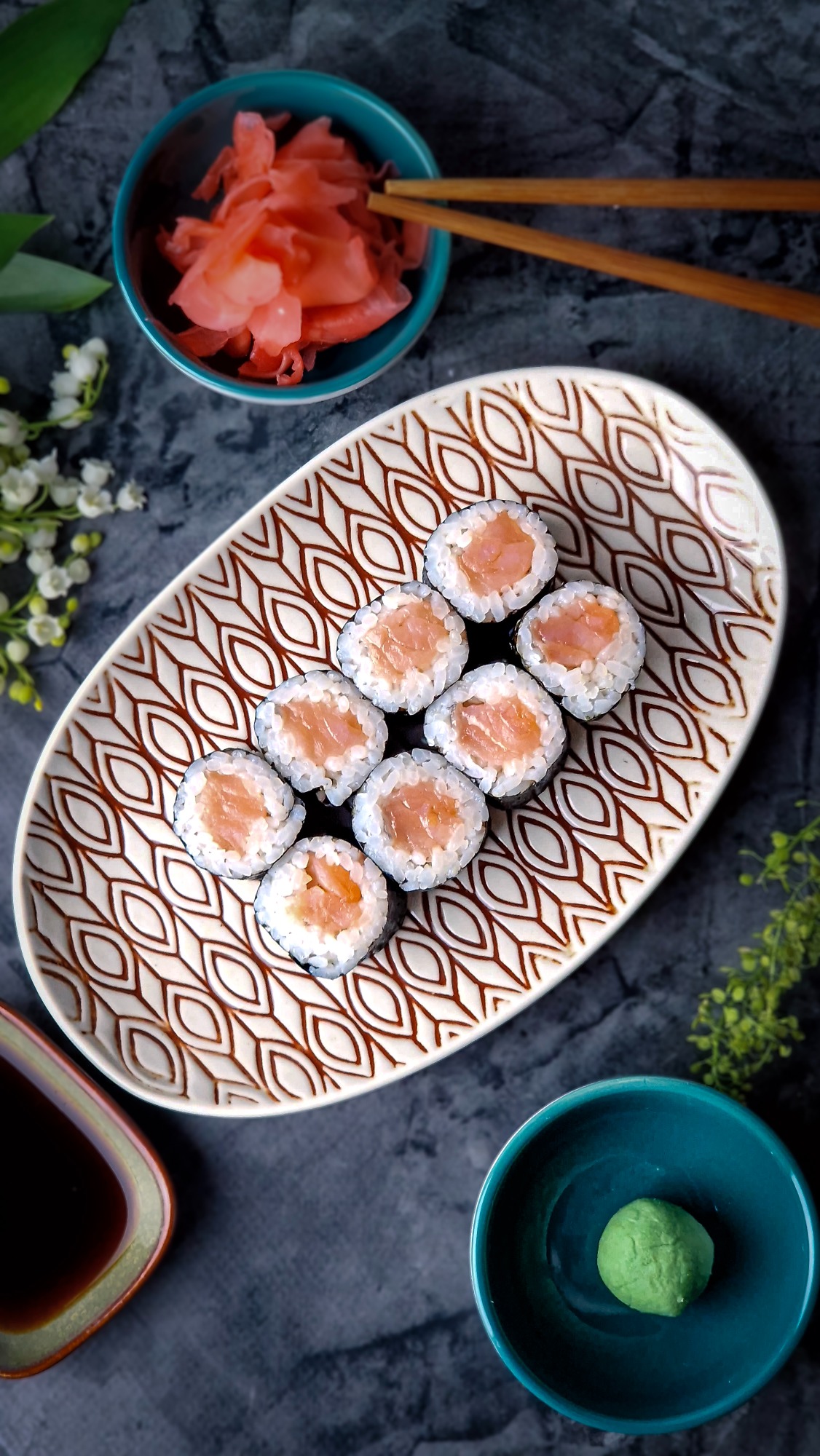 Hosomaki z Łosoś wędzony