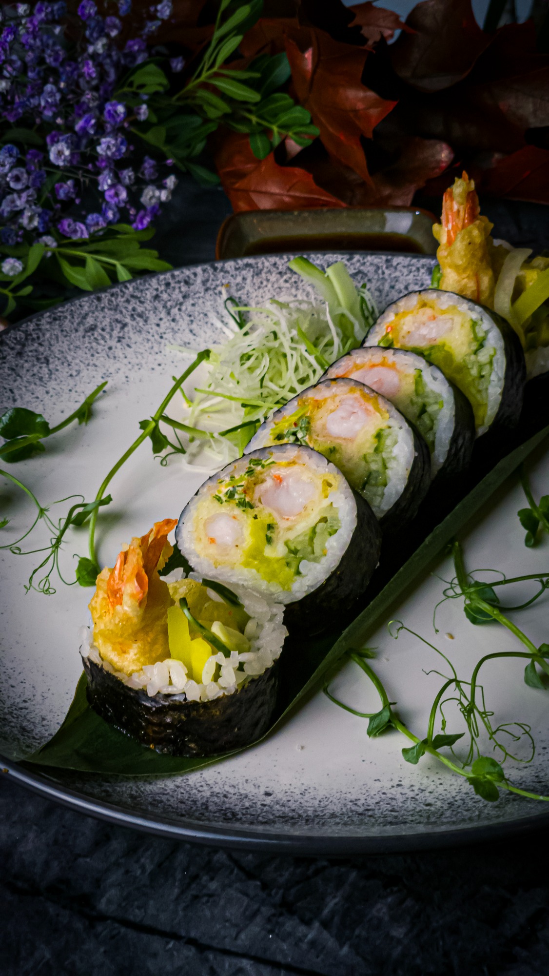 Futomaki z Krewetkami w tempurze