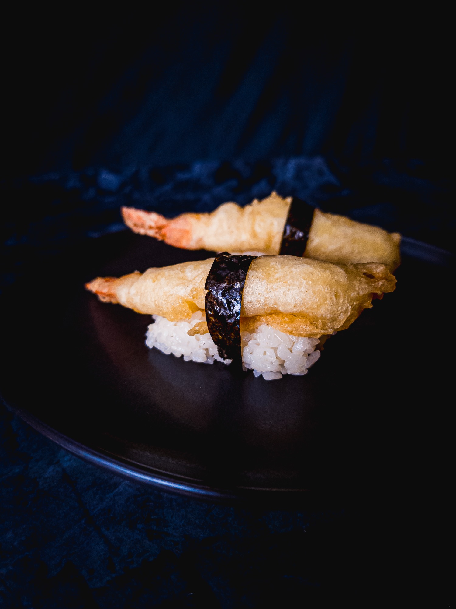 Nigiri krewetka w tempurze