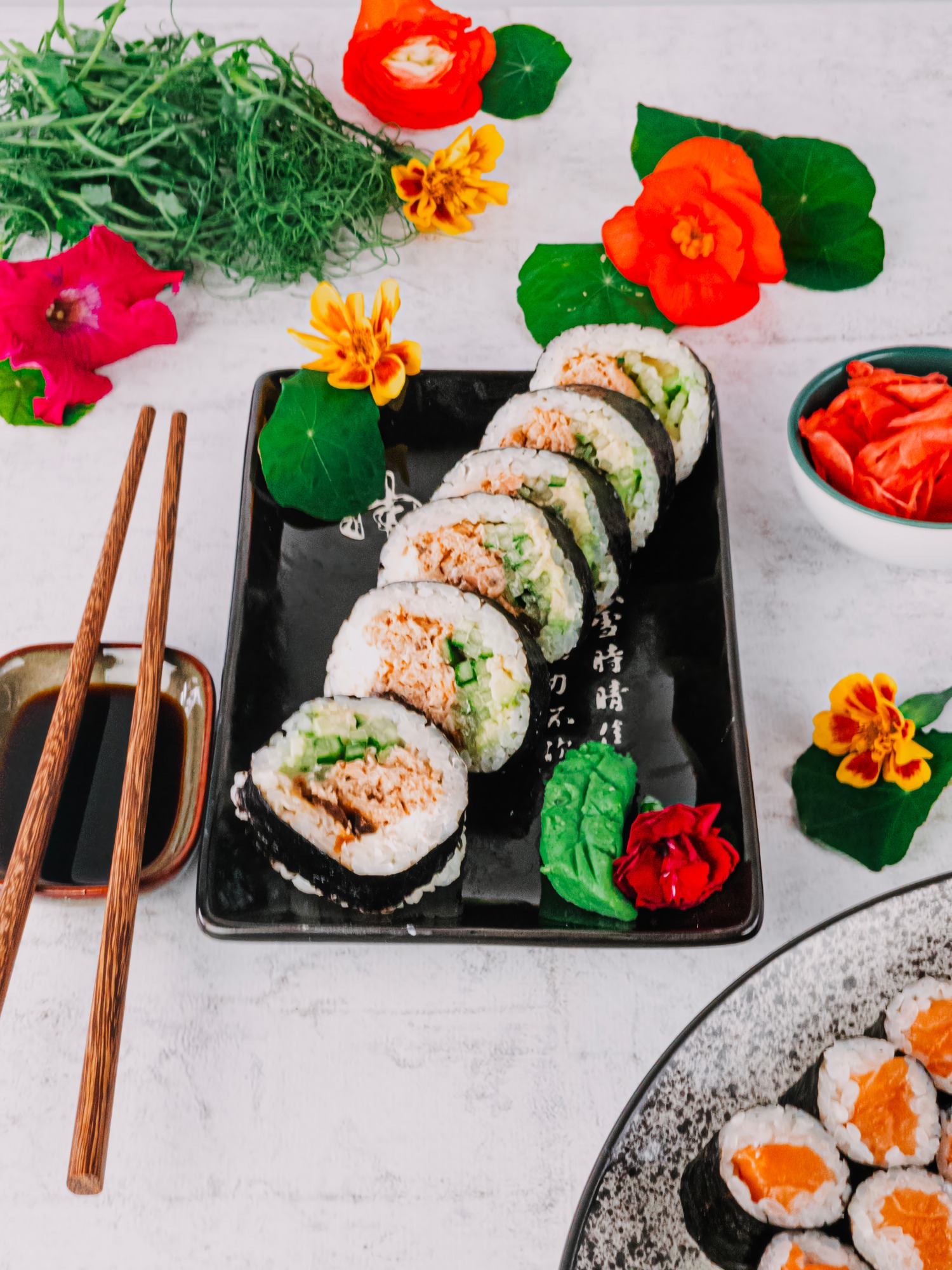 Futomaki z Łososiem grillowanym