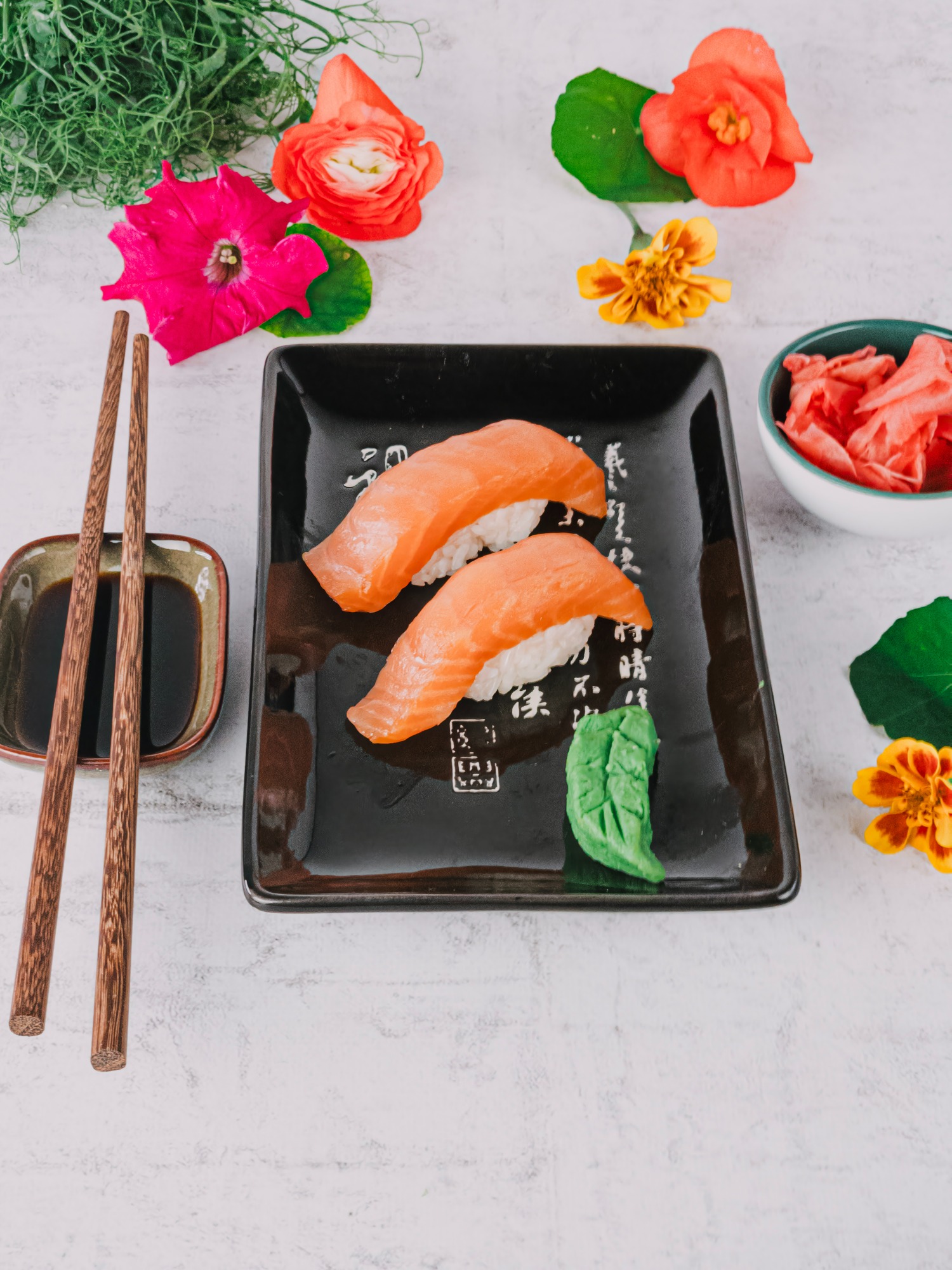 Nigiri łosoś wędzony