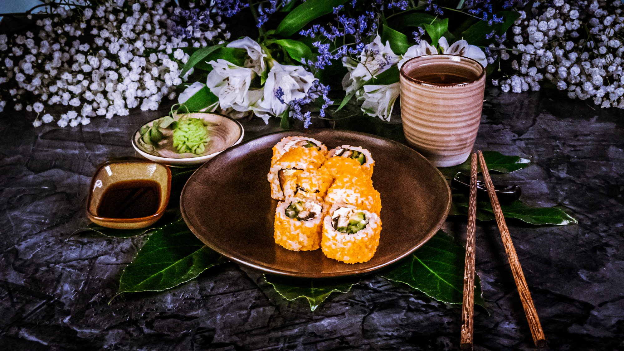 California Tobiko węgorz