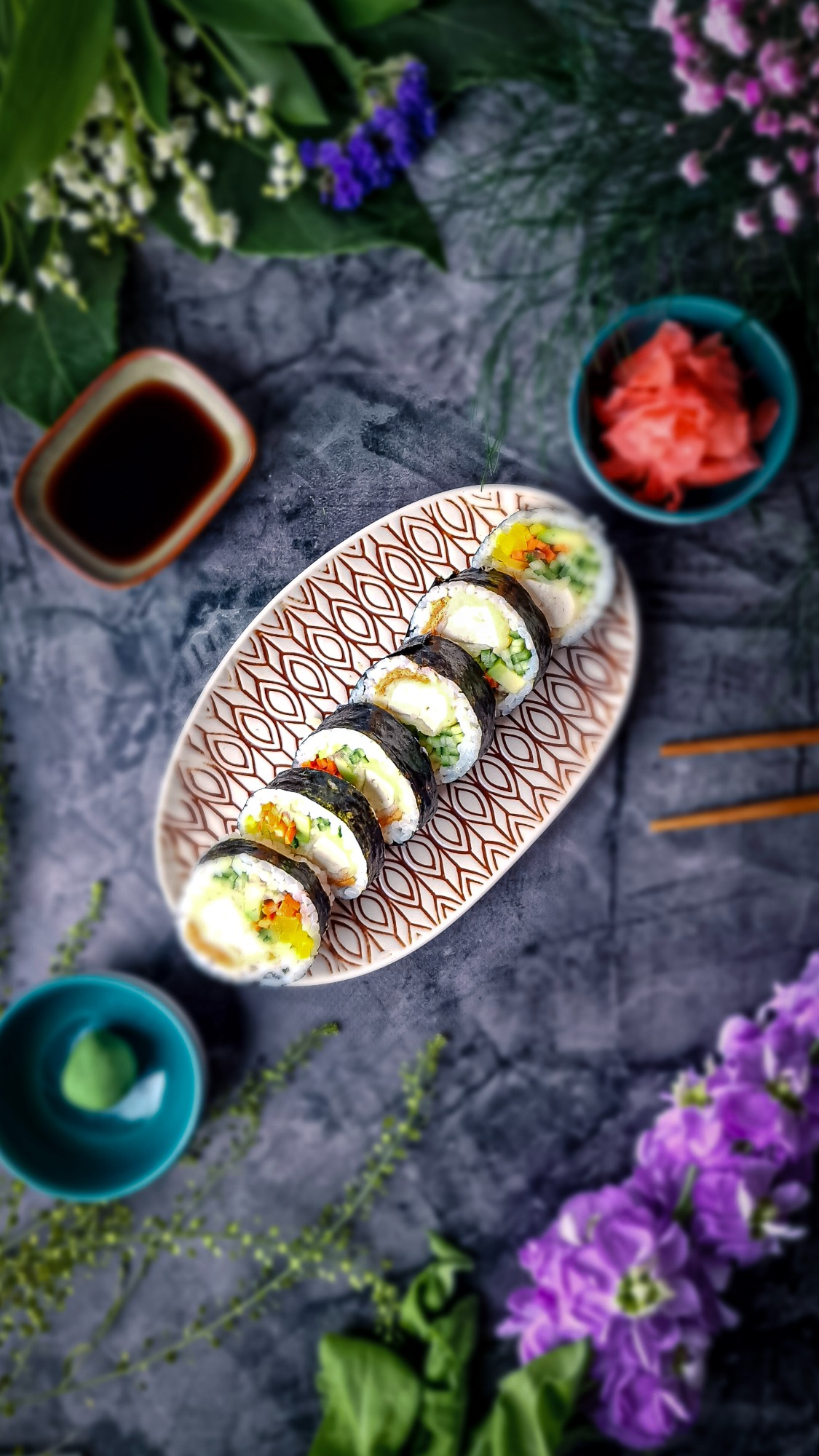 Futomaki z Tofu w tempurze