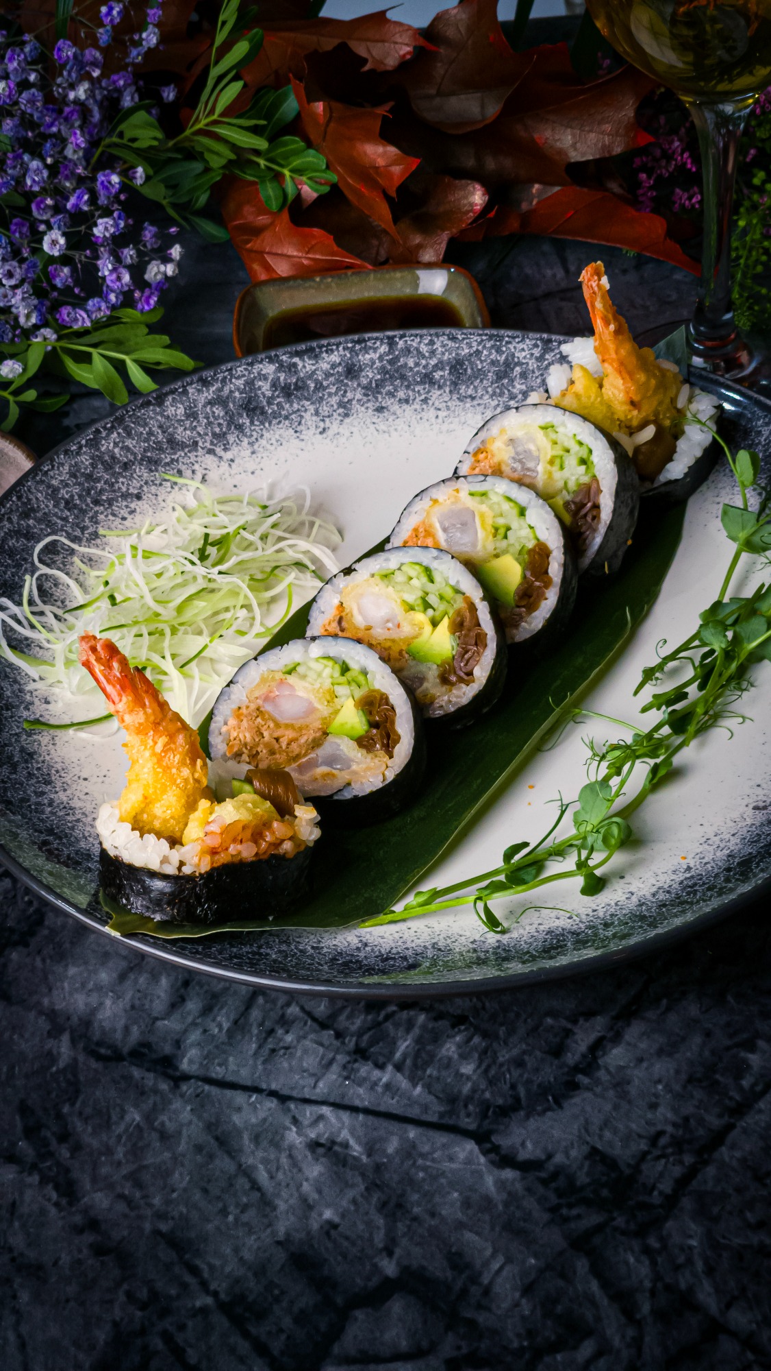 Futomaki z Krewetkami w panko