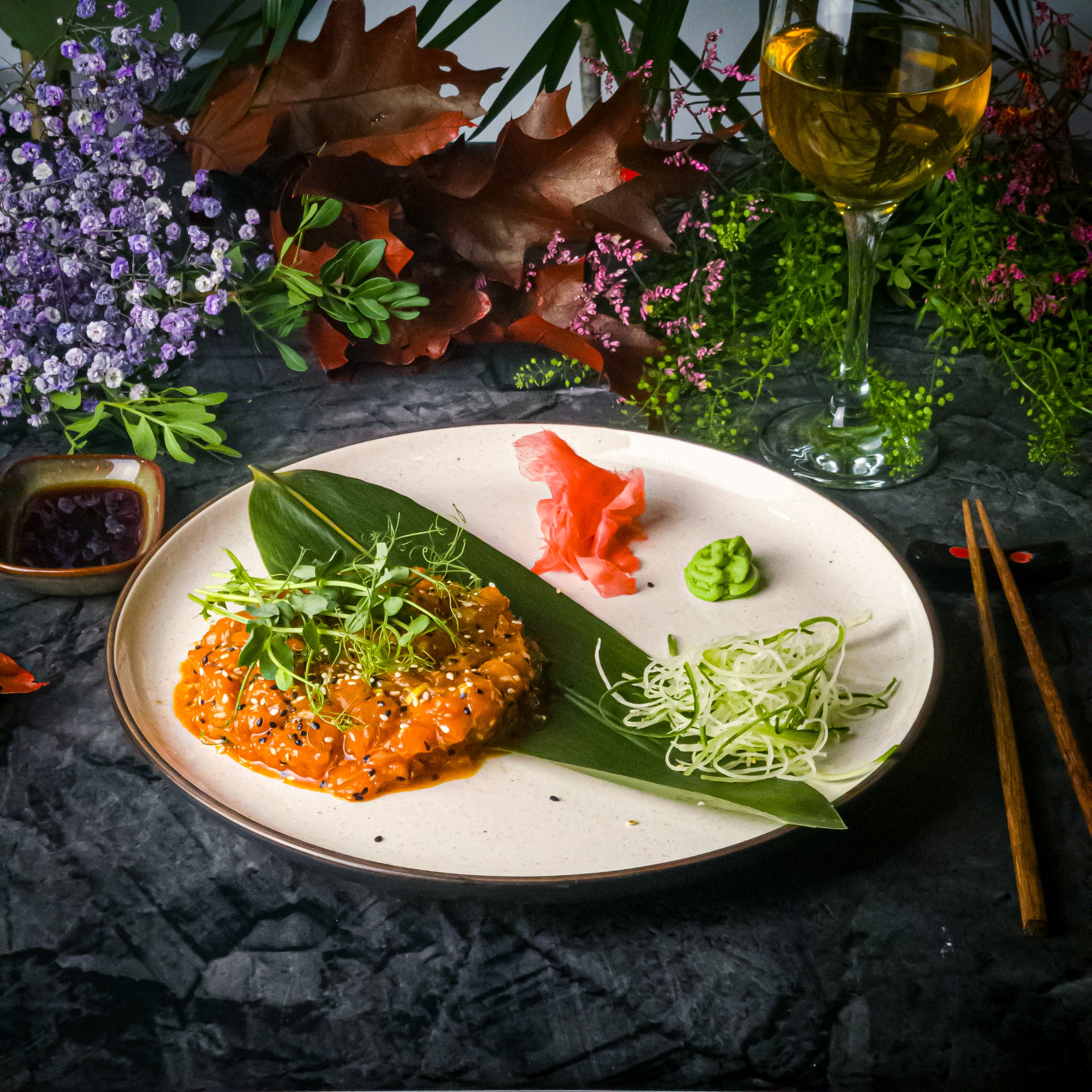 Miska z tatarem z Łososia 200g