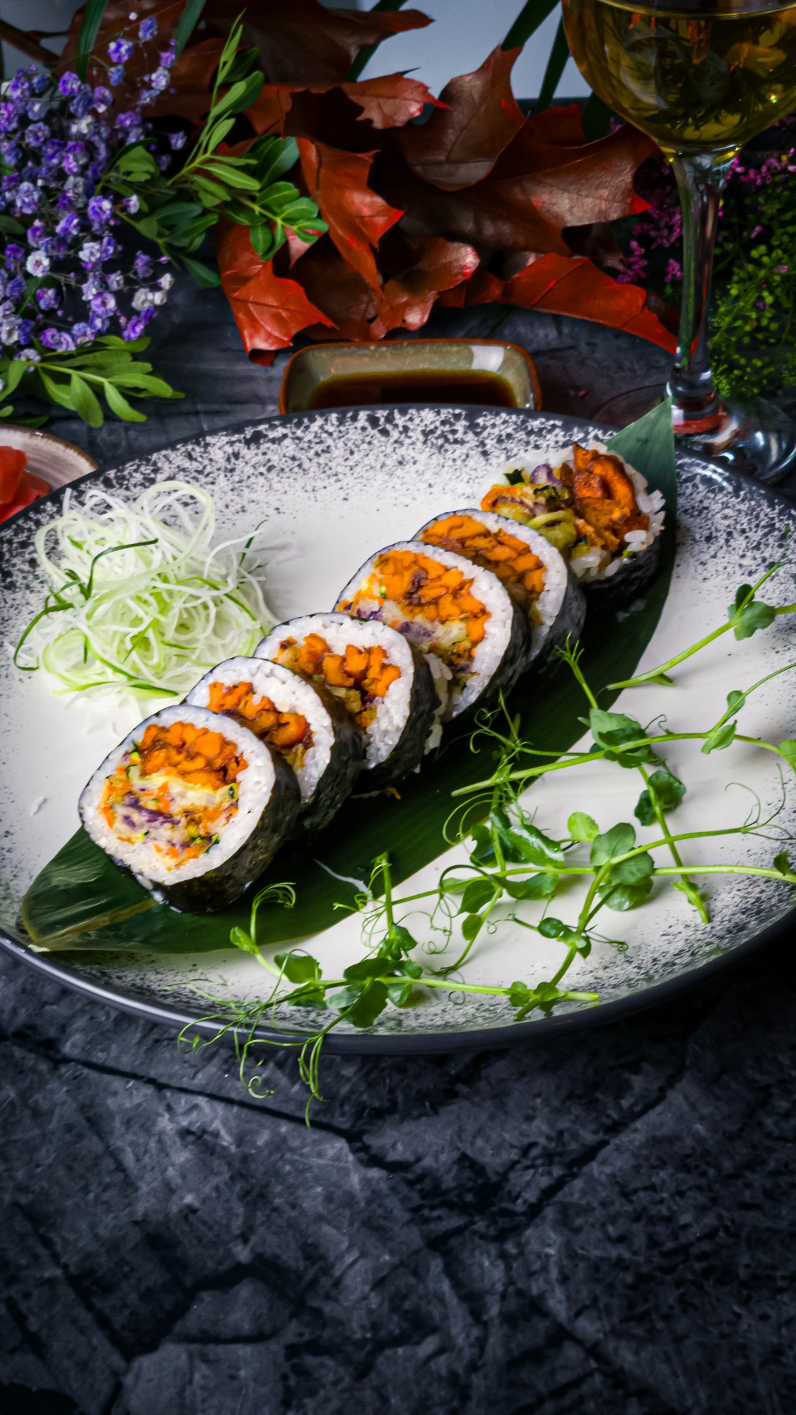 Futomaki z Warzywami w tempurze