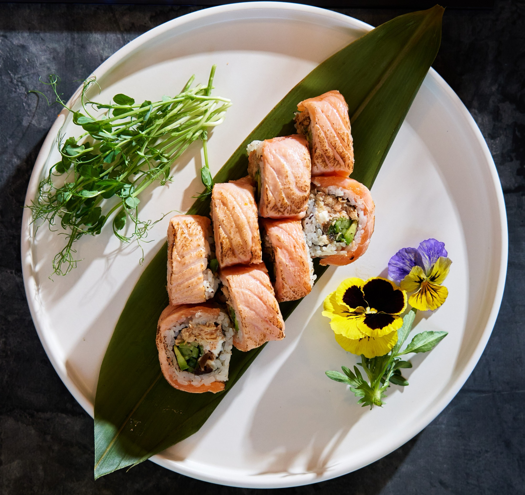 Uramaki Łosoś Opalany