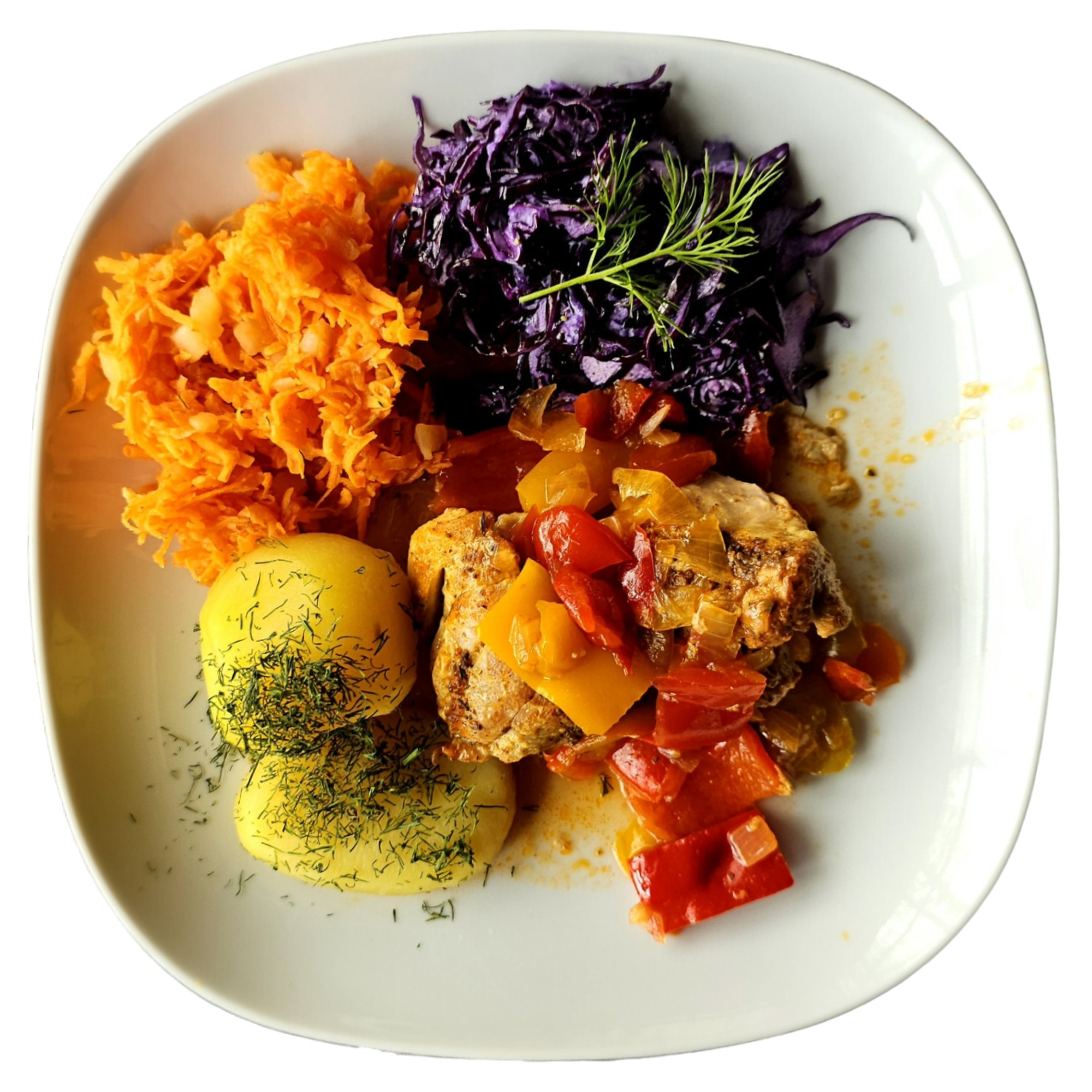 Zestaw 1 (Udziec z kurczaka w peperonacie)