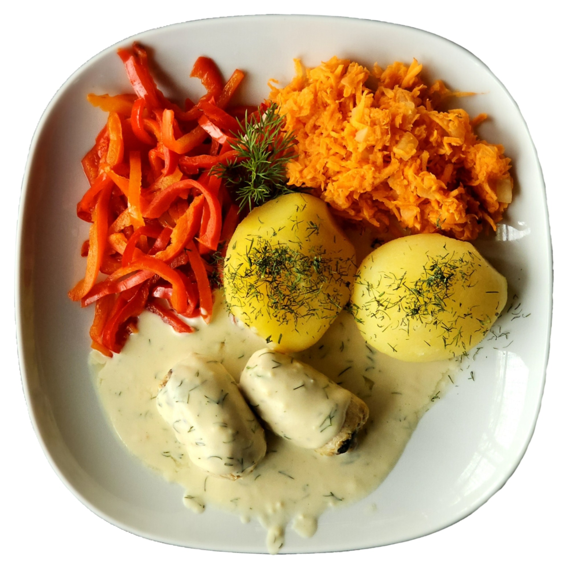 Zestaw 2 (Roladka z kurczaka)