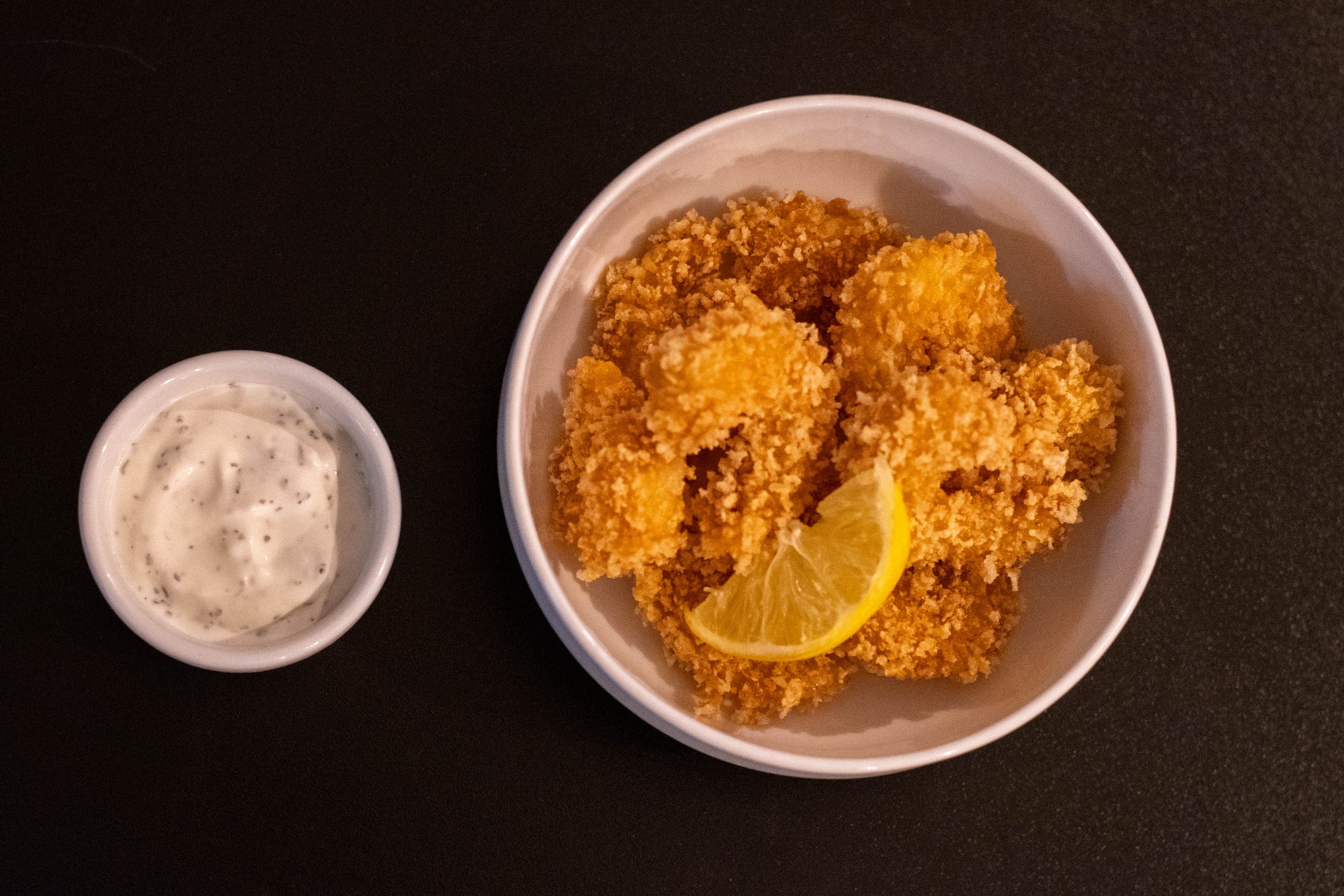 2. Krewetki 10szt. + 1 sos