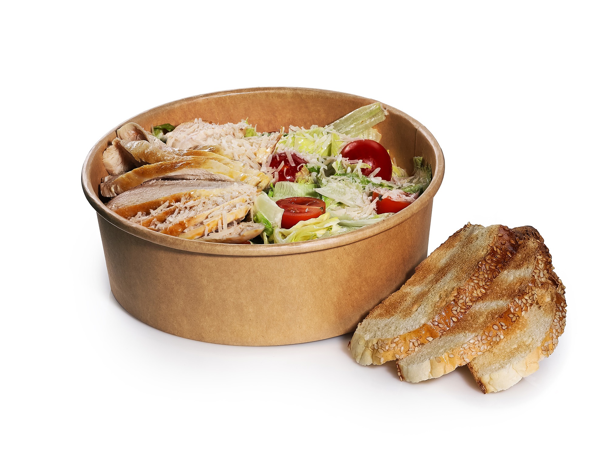 Sałatka Cezar z grzankami 