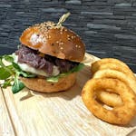 Monterey Burger + cibuľové krúžky 360g+100g