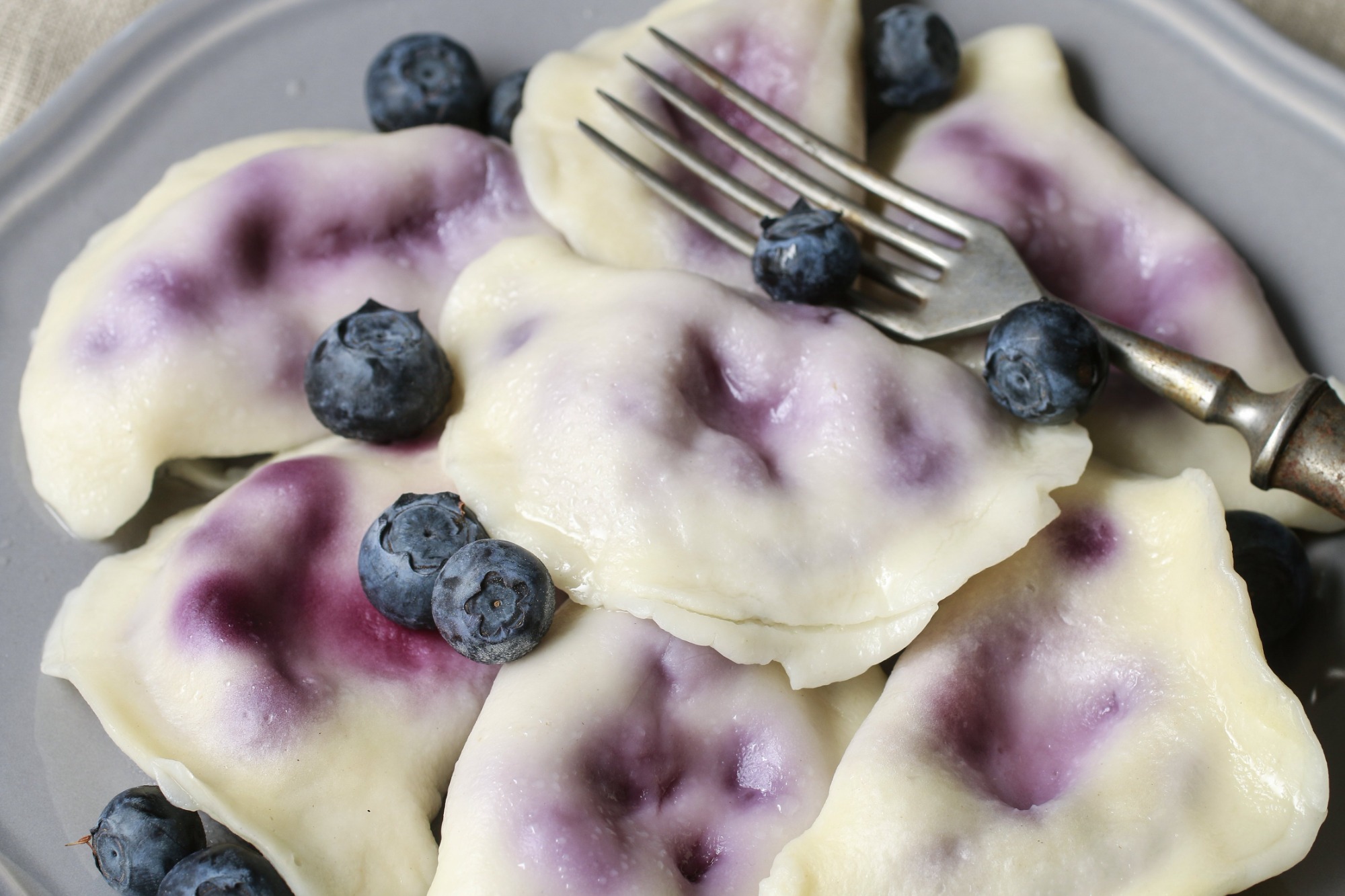 Pierogi z borówkami 