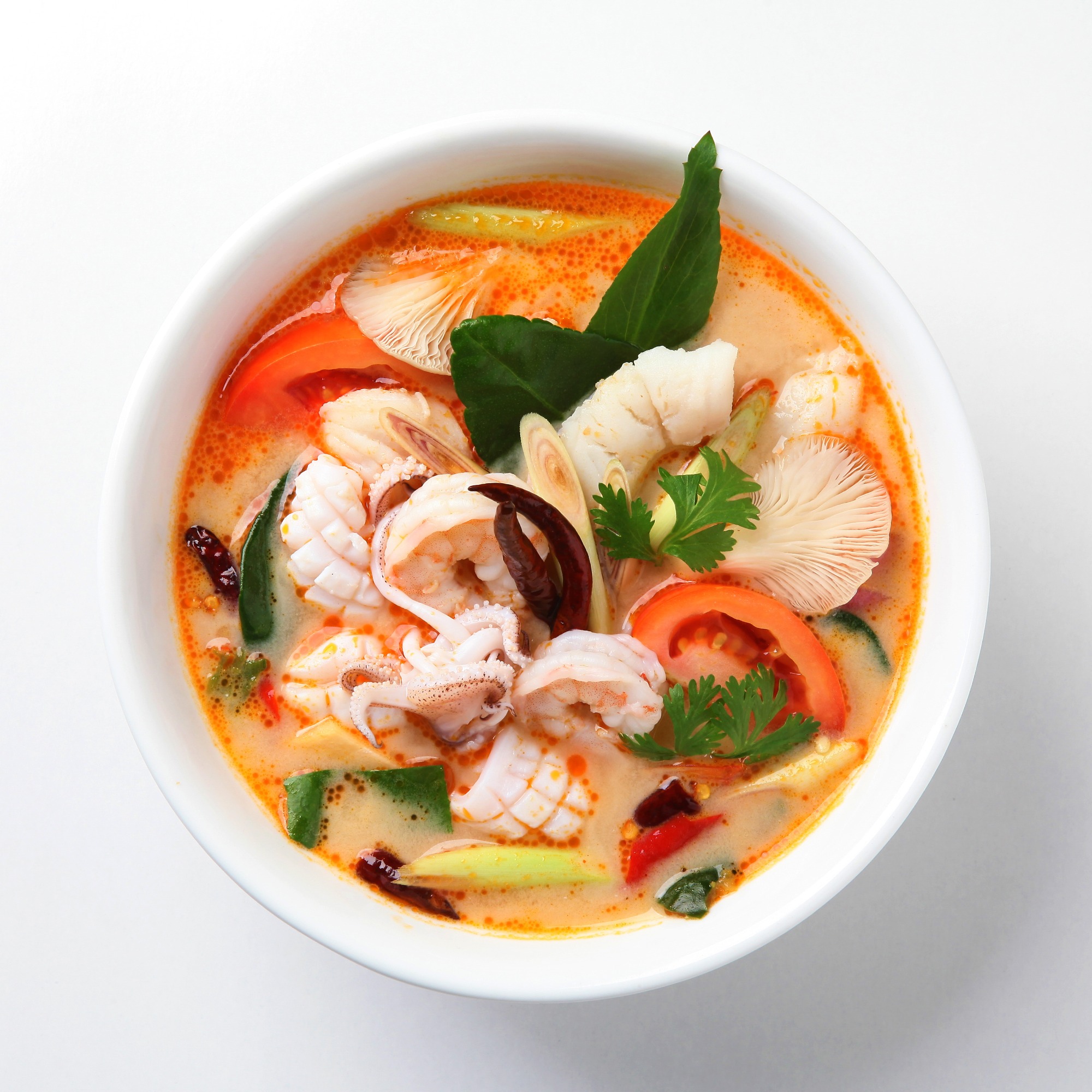 Zupa Krewetkowa ostro - kwaśna (Tom Yum)