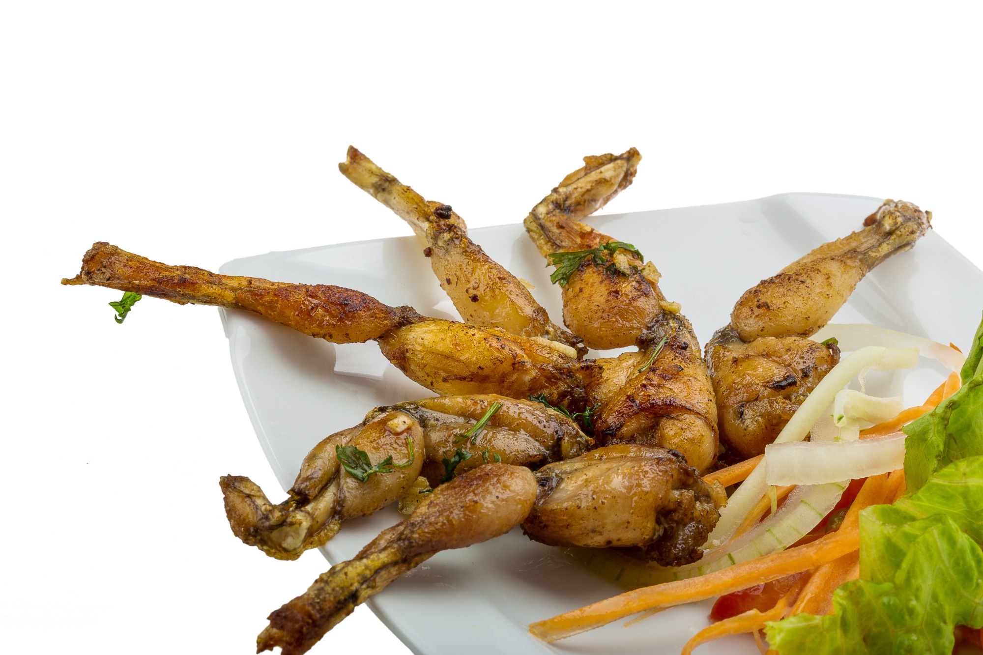 Żabie udka z patelni