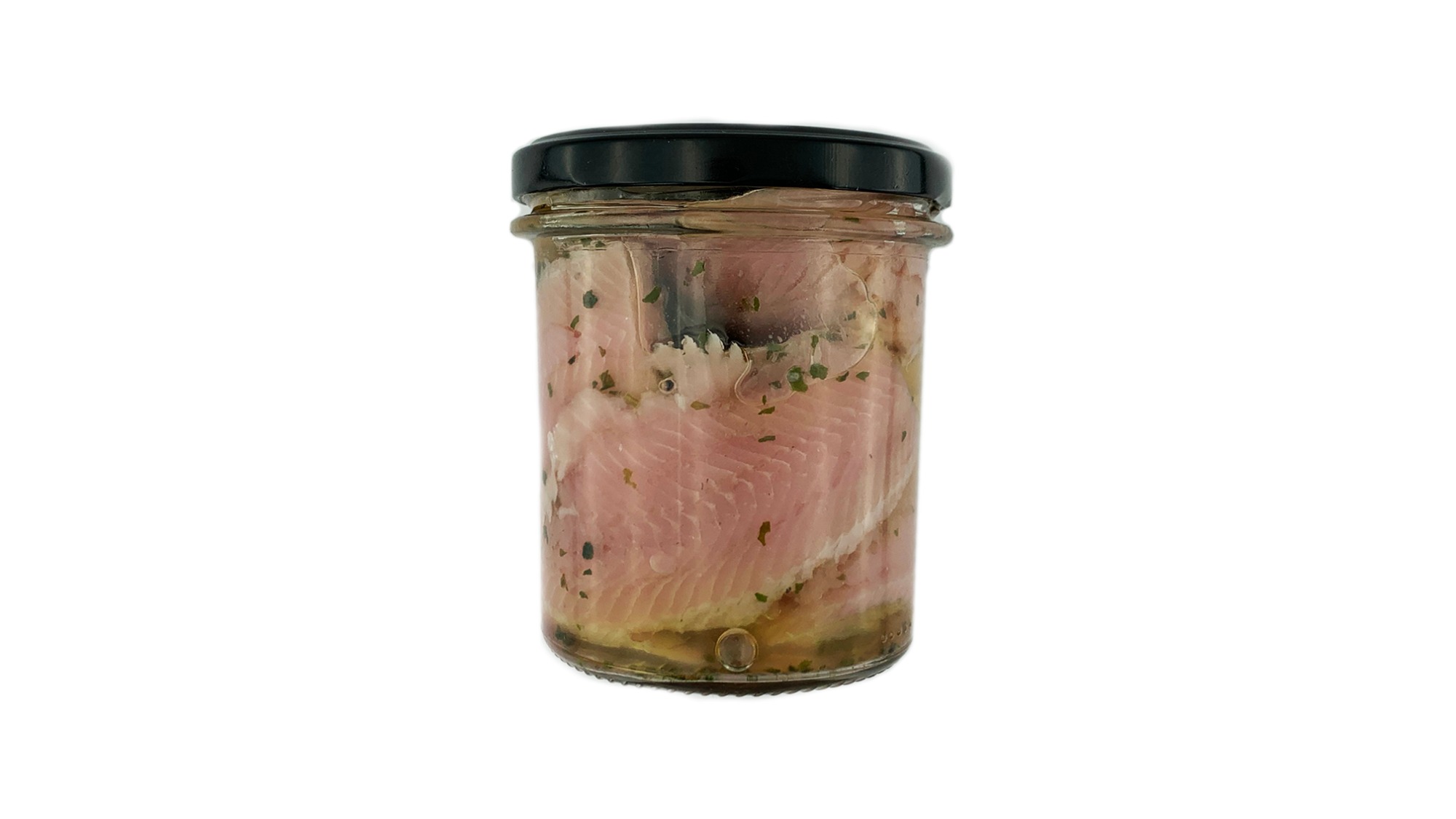 Matjasy Holenederskie w oleju z czosnkiem niedźwiedzim sok 350 ml