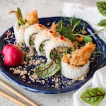 Uramaki krab tempura