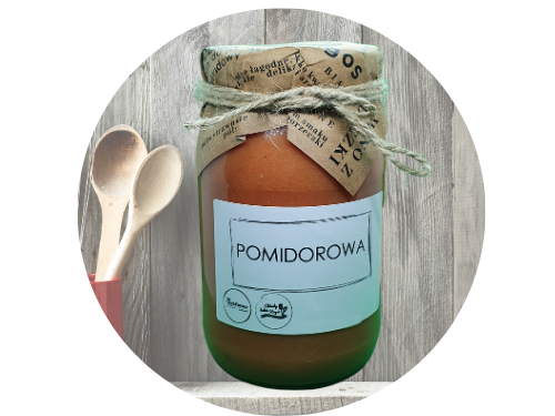 Pomidorowa w słoju..