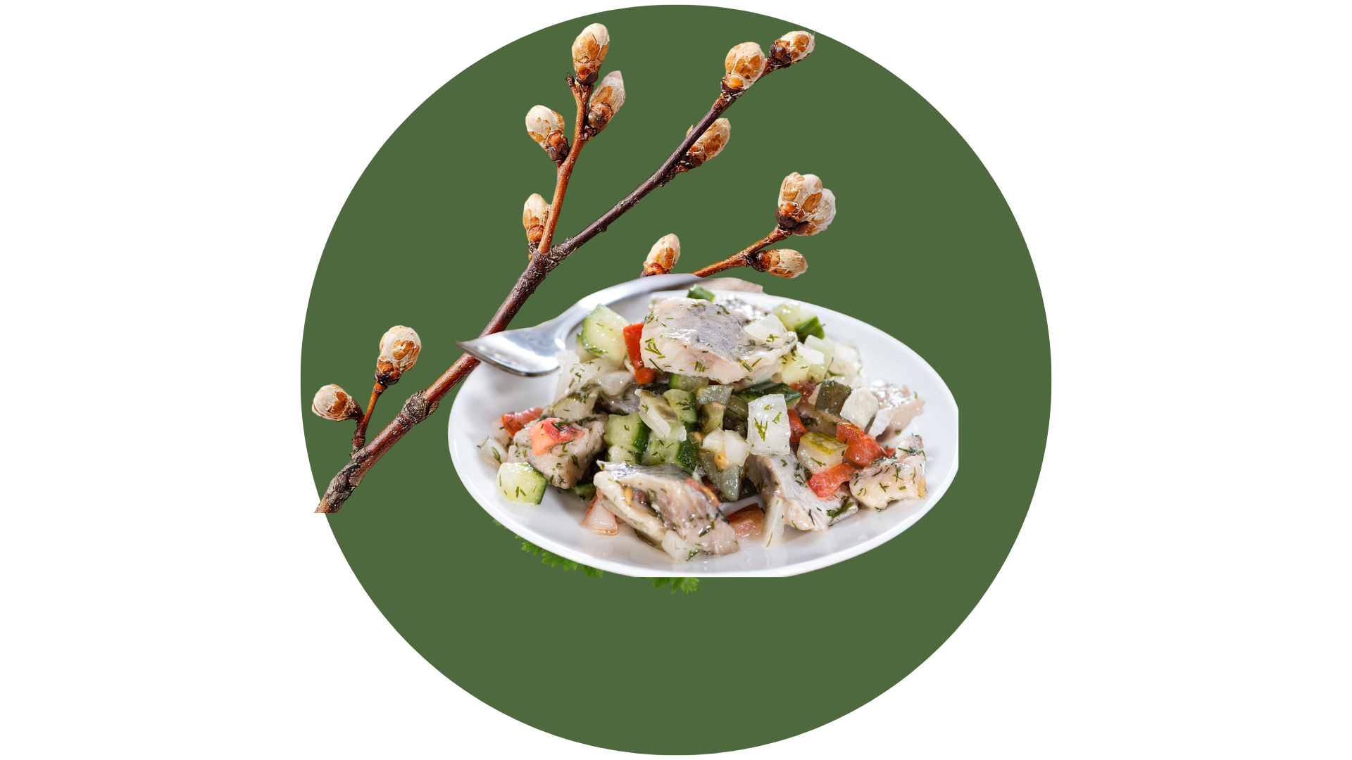 Sałatka śledziowa z fasolką czerwoną.w 0,5L