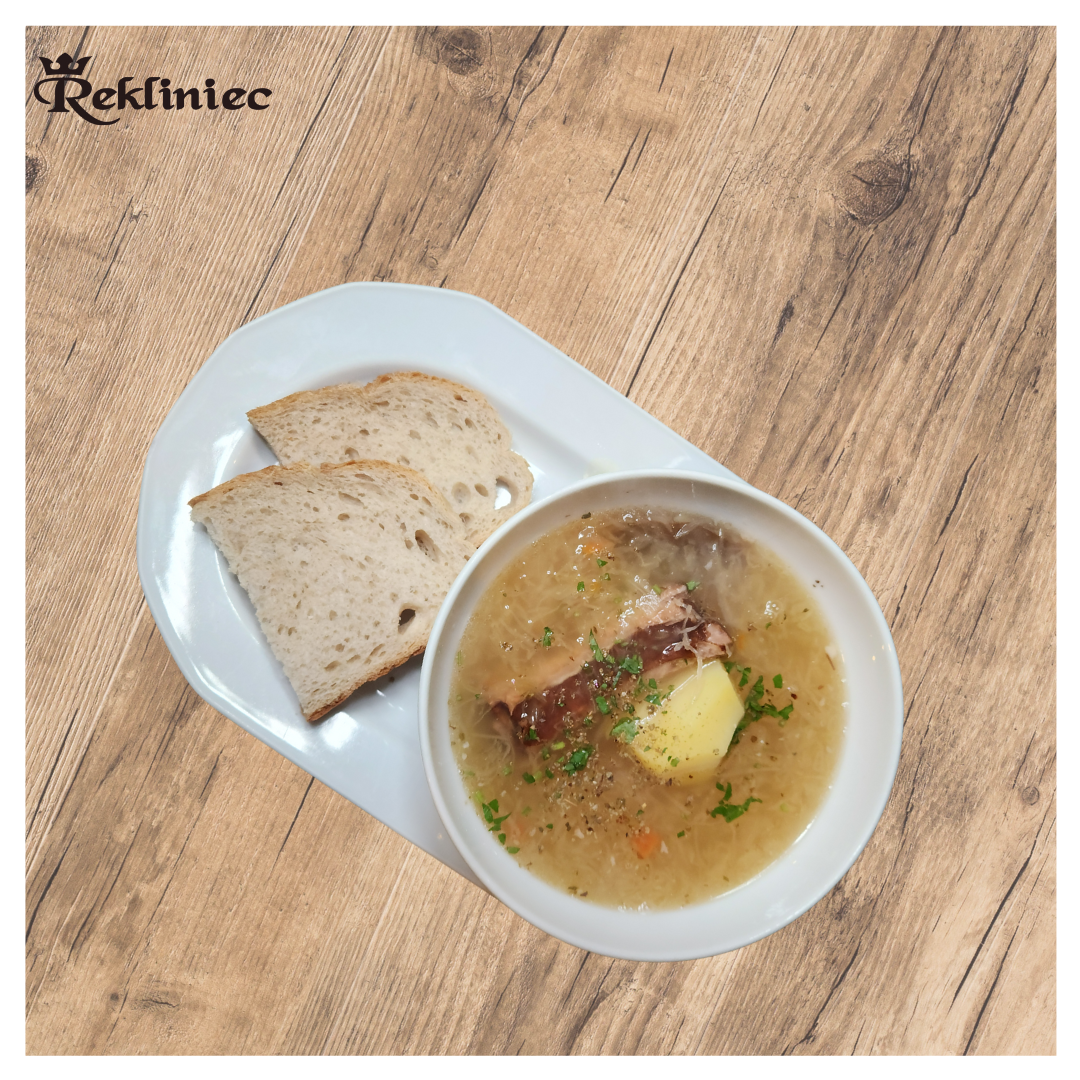 Kwaśnica na żeberku wędzonym